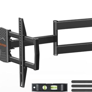 ELIVED Long Arm TV Mount for Most 42-75 Inch TVs, 32″ Long Extension Arm Corner TV Wall Mount, Articulating Wall Mount tv Bracket Swivel and Tilt, Holds up to 99 lbs. Max VESA 600x400mm, YD1036