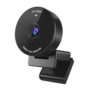 EMEET 1080P Webcam – USB Webcam with Microphone & Physical Privacy Cover, Noise-Canceling Mic, Auto Light Correction, Fixed Focus, C950 Ultra Web Cam w/ 70°View for Meeting/Online Classes/Zoom/YouTube