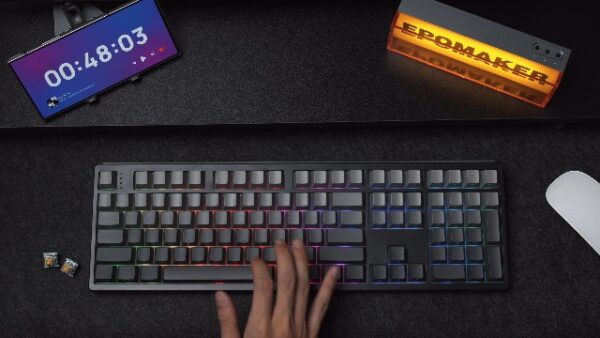 EPOMAKER Sea Salt Silent Mechanical Keyboard Switches Set, 5-Pin Switch, Pre-Lubed Linear Switch with LED Slot, 35 Pieces for Customizing Gaming Keyboards - Image 8