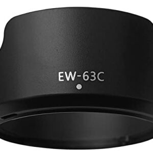 EW-63C Lens Hood for Canon Rebel T7 EF-S 18-55mm f/3.5-5.6 is STM(Not for is II),EF-S 18-55mm F4-5.6 is STM Lens,EOS R8 RF24-50mm F4.5-6.3 is STM 58mm Digital Tulip Flower