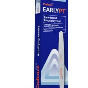 EarlyPT Early Result Pregnancy Test, Over 99.9% Accurate, Clear Results in 5 Minutes, Highly Sensitive, Results up to 6 Days Sooner, Pack of 2