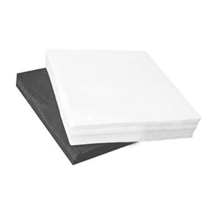 Ecotex® Screen Printing Test Pellons (Black – 15″ x 15″ – 25 Pack) Disposable Test Screen Sheets for Screen Printing Pallet, Test Pellon Squares for Screen Printing Ink – Screen Printing Supplies