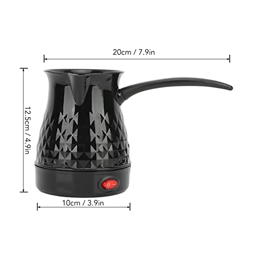 Ejoyous Turkish Coffee Maker, Stainless Steel Dual System Anti Scald Even Heating Coffee Pot 600ml Portable Mini Electric Turkey Coffee Pot for Home Coffee Shop Use - Image 3