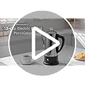 Elite Gourmet EC812 Electric 12-Cup Coffee Percolator with Keep Warm, Clear Brew Progress Knob Cool-Touch Handle Cord-less Serve, Stainless Steel - Image 8