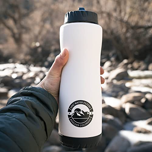 Epic Water Filters Vostok Vacuum Insulated Water Bottle with Filter, USA Made, BPA Free, Removes 99.9% Tap Water Contaminants, Stainless Steel, Dishwasher Safe - Image 6