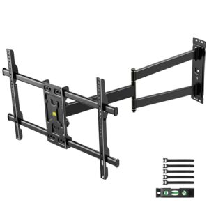 FORGING MOUNT Corner TV Wall Mount Long Arm TV Mount Bracket for 32″-75″ TVs Full Motion Wall Mount with 33″ of Smooth Extension Articulating Arm Swivel,Tilt,Max VESA 600X400mm,Holds 100lbs