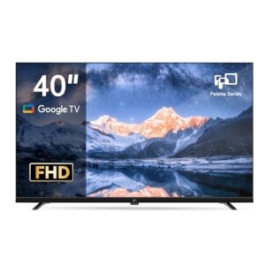FPD Palette-Series CG40-P3 40-inch Smart TV with Google TV, Flat Screen Television, Google Play Built-in, Google Cast, 1080p, Full HD, HDR 10, Dolby Audio, Voice Remote, 2024