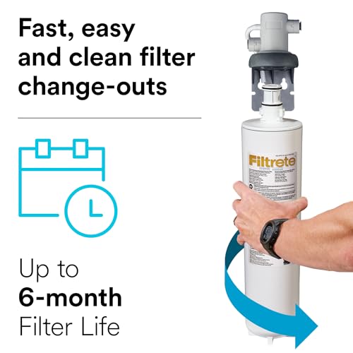Filtrete Advanced Under Sink Quick Change Water Filtration Filter 3US-PF01, for use with 3US-PS01 System - Image 7