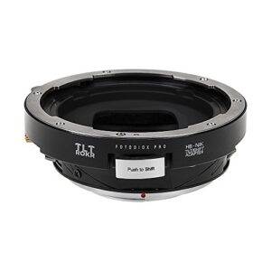 Fotodiox Pro TLT ROKR – Tilt/Shift Lens Mount Adapter for Hasselblad V-Mount SLR Lenses to Nikon F Mount SLR Camera Body