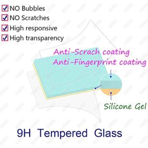 Screen Protector for Sony Alpha A7R V 7R V A7RV Camera & Hot Shoe Cover, 0.3mm 9H Hardness Tempered Glass Cover Anti-Scrach Anti-Fingerprint Anti-Bubble [3 Pack]