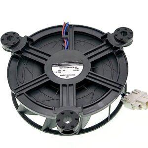 GW12E12MS1CB-52 Refrigerator Evaporator Cooling Fan Compatible with Refrigerator, DC12V 0.22A Size:124x32mm.