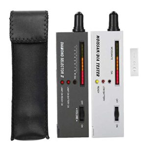 Gemstone Testing Kit, 3-in-1 Diamond Moissanite Detector with LCD Display (0.1-9v Range) CE FCC Certified for Jewelry Appraisal Authentication