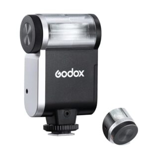 Godox Flash iA32 Mini Flash – Camera Flash with GN15, Auto/Manual Flash, 8 Power Levels(1/128-1/1), 2.5s Recycle for Sony zv-1 Sony zv-e10 Ricoh gr3 Cannon Nikon Fujifilm Various Cameras