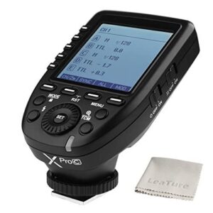 Godox XPro-C E-TTL Wireless Flash Trigger Transmitter for Canon EOS HSS 1/8000s TTL-Convert-Manual Function Large LCD Screen Slanted Design 11 Customizable Functions 5 Dedicated Group Buttons