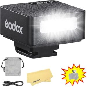 Godox iM20 Camera Flash with 470mAh Li-ion Battery for Canon Sony Nikon Fuji Panasonic Olympus Pentax and Other DSLR Camera,Digital Camera w/Standard Hot Shoe,3s Recycle Time,440 Full-Power Flashes
