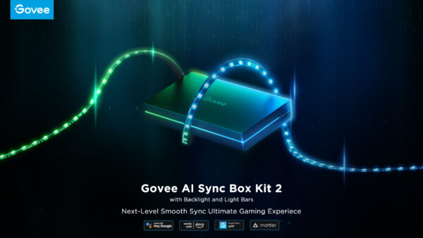 Govee HDMI 2.1 Sync Box 2, AI Sync Box with TV Backlight, Supports 8K@60Hz, 4K@144Hz, VRR and ALLM, Works with Matter and Alexa, RGBIC LED Light Strip for 75-85 inch TVs, 75 LEDs/m - Image 8