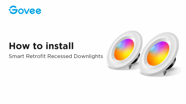 Govee Smart Retrofit Recessed Lighting 6 Inch, Wi-Fi Bluetooth Direct Connect RGBWW Retrofit Can Lights, 65 Scene Modes, Works with Alexa & Google Assistant, 1000 Lumens, 4 Pack - Image 7