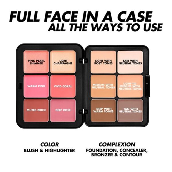 HD Skin Face Essentials Palette - Harmony 1 by Make Up For Ever for Women - 0.9 oz Makeup - Image 3