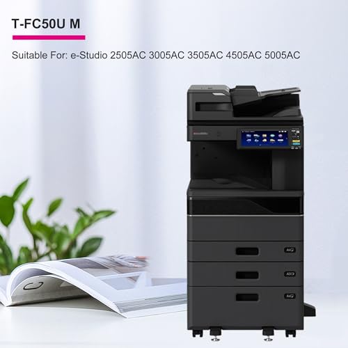 HEG TFC50U T-FC50U-M Magenta Toner Cartridge Replacement for Toshiba E-Studio 2555C 3055C 3555C 4555C 5055C Printer(1 Pack) - Image 3