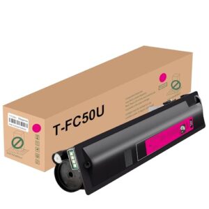 HEG TFC50U T-FC50U-M Magenta Toner Cartridge Replacement for Toshiba E-Studio 2555C 3055C 3555C 4555C 5055C Printer(1 Pack)