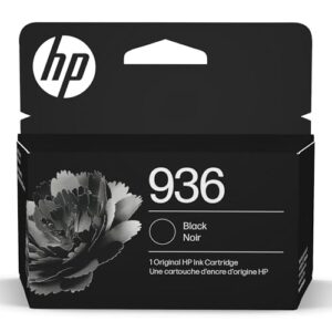 HP 936 Black Ink Cartridge | Works OfficeJet 9120 Series, OfficeJet Pro 9110, 9120, 9130 Series, OfficeJet Pro Wide Format 9730 Series | Eligible for Instant Ink | 4S6V2LN