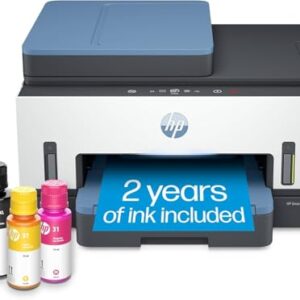 HP Smart Tank 7602 Wireless All-in-One Ink Tank Printer with 2 years of ink included,Print, scan, copy, fax, Best-for-home, Refillable ink tank (28B98A)