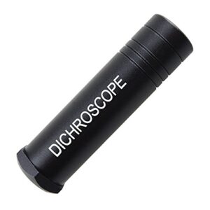 Handheld Heavy Duty Calcite Dichroscope, Trichoic Gem & Gemstones Gemological Testing, Jeweler Tool Metal Body Gemology 15mm Diameter Gemologist