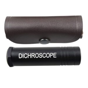 Heavy Duty Calcite Dichroscope Gemstone Tester Trichoic Pleochroic Colors Gemstone Identification Gemstones Gemological Testing Diamond Jeweler Tool Metal Body Gemology