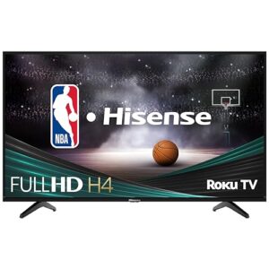 Hisense 40″ Class 1080p FHD LED LCD Roku Smart TV H4030F Series Game Mode 120 Motion Rate (40H4030F4)