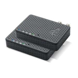 Hitron Bonded MoCA 2.5 Adapter (2-Pack) | 1 Gbps Ethernet, 2.5 Gbps Over existing Coax Cable | Ideal Backbone for Mesh WiFi, Streaming and Gaming | 2 HTEM4 Adapters in Kit