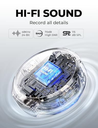 Hollyland Lark M2 Wireless Lavalier Microphone for iPhone/Android/Camera/PC/Laptop with Lightning/USB-C/Plug, 48KHz 24Bit, 1000ft Range, Noise Cancellation, 30H Battery for Video Recording, Streaming - Image 6