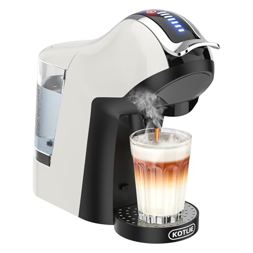 Hot&Cold brewing Single Serve Coffee Maker for K*eurig K*cup, Small Espresso Coffee Machine for D*olce G*usto/N*es Original/Ground Coffee/44mm ESE, adjustable TEMP&Water Volume, 1LRemovable Reservoir - Image 2