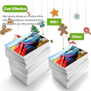 INK+ Ink Cartridge Replacement for Canon PFI-102 ImagePrograf iPF500 510 600 605 610 650 655 700 710 720 750 755 760 765 130ML (2MBK,BK,C,M,Y) 6Pack