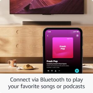 Introducing Amazon Fire TV Soundbar Plus with subwoofer and surround sound speakers with 2-Year Protection Plan
