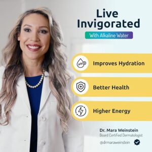 Invigorated Water pH Restore Glass Alkaline Water Pitcher – Long Lasting Water Filter Pitcher with Multi-Stage Filtration System – Glass Water Jug for High pH, Pure Drinking Water – 3.5 L / 118 Oz