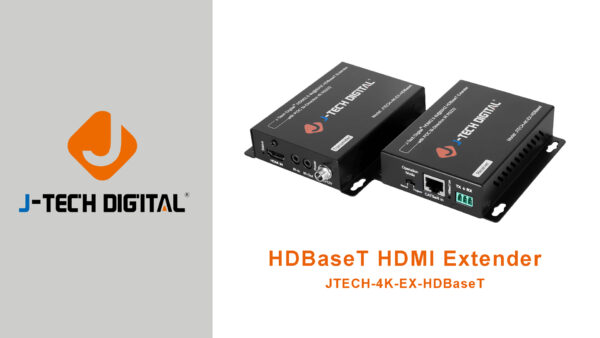 J-Tech Digital 4K HDBaseT HDMI Extender Over Cat5e/6 Ethernet up to 230ft (1080P) 130ft (4K), Supports HDCP 2.2/1.4, RS232, Bi-Directional IR and PoC - Image 8