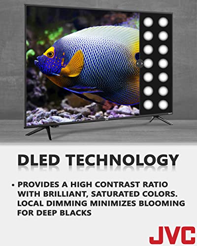 JVC 32-Inch 720p HD LED Roku Smart TV with Voice Control App, Airplay, Screen Casting, & 300+ Free Streaming Channels (LT32MAW2) - Image 7