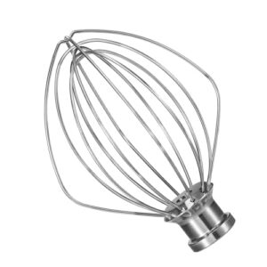 KN256WW Stainless Steel Whisk Attachment for KitchenAid 6 Quart Bowl-Lift Stand Mixer 6-Wire Whip Attachment for Kitchen Aid Accessories