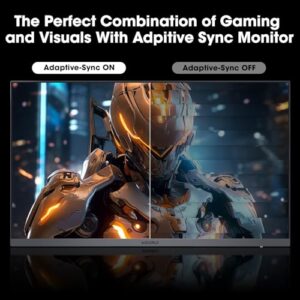 KOORUI 24E6CA 24 Inch Curved Gaming Monitor 180Hz 1ms,FHD 1080p 1500R Curved Display with Adaptive Sync,HDR10,Eye Care,VESA Compatible,HDMI2.0X2 &DP1.2,Tilt Adjustable,Black,Compatible with PS5 & Xbox