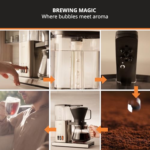 KRUPS Essential Brewer 8 Cup Drip Coffee Maker Machine SCA-Certified, Blooming Technology, Barista-Quality, Pour-Over Coffee Machine, Easy to Clean Dishwasher Safe,Stainless Steel Design, Silver - Image 7