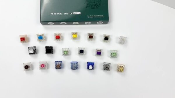 Kailh | Gateron Series Mechanical Keyboard Switches Sample Pack (20pcs) - Image 7