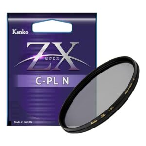 Kenko Polarizing Filter ZX C-PL N φ77mm, Ultra-Low Surface Reflection of 0.16-0.2%, Anti-Static Coating, Floating Frame, Made in Japan, 947722