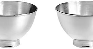 KitchenAid 3-Quart Stainless Steel Bowl for Tilt-Head Stand Mixers (Pack of 2)