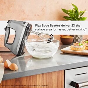 KitchenAid 7-Speed Hand Mixer (KHM7210) Bundle with Flex Edge Beater Accessory
