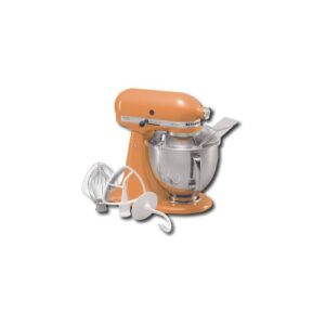KitchenAid KSM150PSTG Artisan Series 5-Qt. Stand Mixer with Pouring Shield – Tangerine