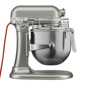 KitchenAid KSMC895CU 8-Quart Commercial Countertop Mixer with Bowl Guard, 10-Speed, Gear-Driven, Contour Silver