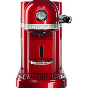 KitchenAid Nespresso Maker, One Size, Candy Apple (Renewed)