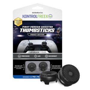 KontrolFreek FPS Freek Frenzy for Xbox One and Xbox Series X Controller | Performance Thumbsticks | 1 High-Rise, 1 Mid-Rise | Black