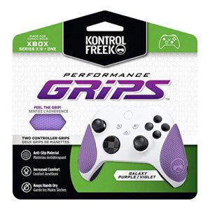 KontrolFreek Performance Grips for Xbox One and Xbox Series X Controller (Galaxy Purple)