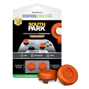 KontrolFreek South Park: Kenny Edition Performance Thumbsticks for Xbox One (XB1) and Xbox Series X (XBX) Controller | Mid-Rise, Concave | Orange